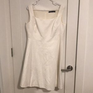 Karen Millen white knee length dress